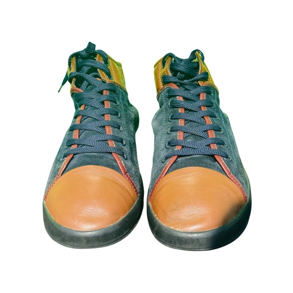 MENS HIGHTOP SUEDE/LEATHER CASUAL SNEAKERS - Picture 3 of 3